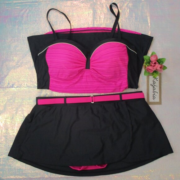 FREE COUNTRY Matching Swimsuit Size XL (16) - Picture 1 of 9